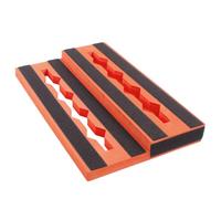 Pedalboard pour basse - Pédalier robuste et antidérapant, plate-forme d'effet compacte et légère, conception d'alimentation intégrée | Accessoires portables pour voyages, écoles, concerts,