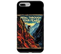 Pédale à Travers Vos peurs Aventure Cyclisme Coque pour iPhone 7 Plus/8 Plus