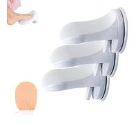 Pédale à Ventouse Antidérapante Sans Perçage pour Salle de Bain, Marche de Douche Portable Murale pour le Rasage des Jambes, Repose-pied pour Maison, Hôtel et Dortoir (3pcs)