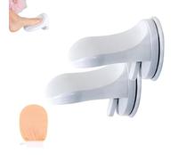 Pédale à Ventouse Antidérapante Sans Perçage pour Salle de Bain, Marche de Douche Portable Murale pour le Rasage des Jambes, Repose-pied pour Maison, Hôtel et Dortoir (2pcs)