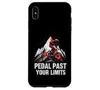 Pédale au-delà de Vos limites VTT Coque pour iPhone XS Max