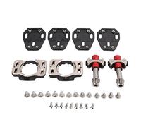 Pédale autobloquante en alliage de titane pour vélo de route, ultralégère, à 3 roulements, à pince autobloquante