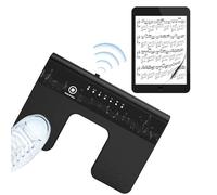 Pédale Bluetooth Page Turner rechargeable pour tablettes et smartphones | Interrupteur à pied Bluetooth silencieux pour concerts, studios d'enregistrement, instruments de jeu ou invitations