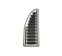 Pédale Capuchons Repose-pieds Pour Ford Pour Focus 2 3 4 MK2 MK3 MK4 Pour Fiesta Pour Mondeo Fusion Kuga Escape Repose-pieds Avec Pédale 1 Pièce Housse De Voiture