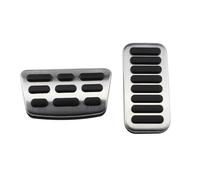 Pédale Capuchons Repose-pieds Pour Hyundai Pour Elantra Pour Accent Pour I30 Pour IX35 Pour IONIQ Brio Pédale D'embrayage Frein À Gaz Voiture En Acier Inoxydable(AT)