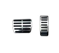 Pédale Capuchons Repose-pieds Pour Seat Arosa Ibiza Leon Toledo 1995-2008 Couvre-pédale De Voiture Noir(AT-2Pcs)