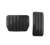 Pédale Capuchons Repose-pieds Pour Tesla Pour Modèle 3 Y Juniper 2022-2024 Fibre Carbone Anti-dérapant Accélérateur Frein À Gaz Pédale Couverture Pad Pédales Voiture