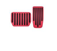 Pédale Capuchons Repose-pieds Pour Tesla Pour Modèle Pour 3 Y 2017-23 Alliage Pédale Accélérateur Carburant Couvercle Frein Voiture(Red)