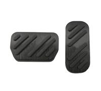 Pédale Capuchons Repose-pieds Pour Toyota Pour CHR 2016-2022 AT Pédale Frein Alliage Accélérateur Plaquettes Automatiques Couverture Accessoires Pédales Voiture(Black)