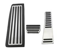 Pédale Capuchons Repose-pieds Pour Volvo Pour XC60 2017 2018 2019 2020 2021 Pédales Frein Couvercle Pédale Plaquettes Voiture Acier Inoxydable(AT with Rest)