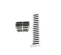 Pédale Capuchons Repose-pieds Pour VW Pour Jetta Pour Golf 5 6 Pour GTI Pour Scirocco Pour EOS Pour Tiguan Pour Passat Pour R-line Repose-pieds Pédale Gaz Couverture(AT 2pcs)
