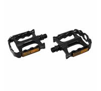 Pedale city-vtt roulement premium newton alu noir 9-16" (paire)