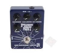 Pédale Compresseur Basse, Effet Pression, Boîtier Alliage Aluminium, Design True Bypass - Compression Puissante, Ton Transparent, Pour Musiciens et Guitaristes