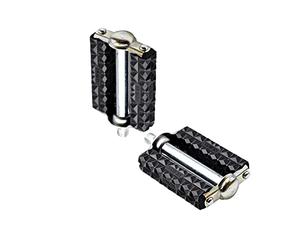 Pedale cyclo adapt. 103/ mbk 51/ solex union - 265h - pas francais - noir - (pr)