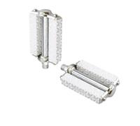 Motodak pedale Cyclo Compatible avec 103/ MBK 51/ solex Union - 265h - Pas Francais 14 x125 - Blanc - (pr)