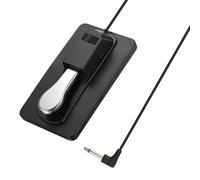Pédale d ' amortisseur de clavier avec base en ABS, accessoire de maintien de notes pour les cours à domicile, métallique, toucher familier, action équilibrée, utilisation en classe, pédale de de