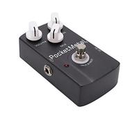 Pédale d’effet guitare électrique distortion métal gris, True Bypass, 3 réglages - Son clair et puissant, design compact et portable pour musiciens solo