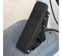 Pédale d'accélérateur de pied pour véhicule électrique avec câble de 3 x 6 m, convient pour le contrôle de la vitesse des vélos électriques et des karts, compatible avec les vélos électriques 24 V 72