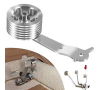 Pédale d'accélérateur de scooter en aluminium billet pour Volkswagen VW Type 1 Beetle et Ghia de 1949 à 1977 Compatible avec Dune Buggy