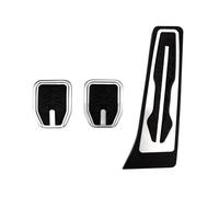 Pédale D'accélérateur Kit de Protection de Repose-Pieds pour pédales de Voiture pour X5 pour X6 pour F15 F16 pour E70 E71 E72 pour M 2008-2017 LHD Extensions Pédales(3Pcs MT)