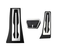 Pédale D'accélérateur Kit de Protection de Repose-Pieds pour pédales de Voiture pour X5 pour X6 pour F15 F16 pour E70 E71 E72 pour M 2008-2017 LHD Extensions Pédales(3Pcs at with Rest)