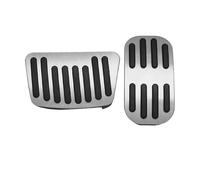 Pédale D'accélérateur Pédale D'accélérateur Voiture Pédales Frein Couvre-pédales Pédales Repos pour Corolla pour Cross XG10 2021 2022 2023 2024 2025 pour Hybride(at 2pcs Silver)
