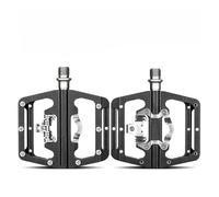 pédale d'accélérateur Pédales de vélo de route VTT SPD System, roulements antidérapants, accessoires de cyclisme Pédale de voiture(084 Black 3 bearings)