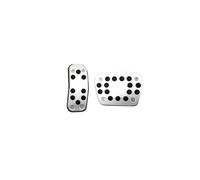 Pédale D'accélérateur pour Fiesta at MT MK7 2009-2015 pour La Nouvelle Fiesta 2009-2019 Couvre-pédale en Alliage D'aluminium Pédales Voiture Pad Extensions Pédales(at 2PCS)