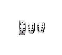 Pédale D'accélérateur pour Fiesta MK7 2009-2015 pour La Nouvelle Fiesta 2009-2019 Couvre-pédale Alliage D'aluminium at MT Style Voiture Pédales Pad Extensions Pédales(MT 3PCS)