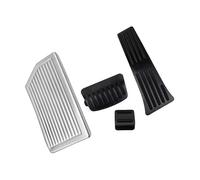 Pédale D'accélérateur pour Tucson TL 2015-2020 Pédales D'accélérateur Frein Repose-Pieds Coussinets Protection Extensions Pédales(at Footrest Black)