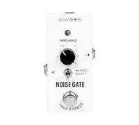Pédale de bruit en alliage d'aluminium pour basse et guitare électrique musiciens pour un son clair Effets de guitare électrique Noise Gate
