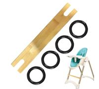 Pédale de chaise pour tout-petit - Marche en bois robuste, texture antidérapante, kit de montage portable, bords arrondis lisses | idéal pour les nourrissons table formation alimentation meubl