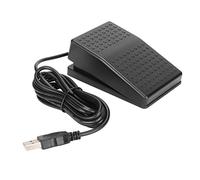 Pédale de Clavier de Commutateur de Pied USB, Pédale d'action de Clavier D'Ordinateur Personnalisée avec Interface USB A, Pédale de Commutateur de Pied Programmable pour