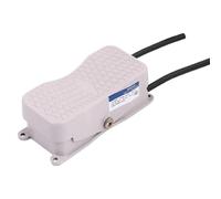 Pédale de commande à bouton-poussoir YDT1-20 101 avec fil, boîtier en aluminium, double commande, moteur monophasé triphasé 220