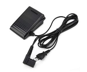 Pédale de Commande au Pied, pédale en Plastique de la Machine à Coudre 220V avec Cordon d'alimentation pour la Machine à Coudre Singer 974