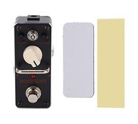 Pédale de Distorsion Métal pour Guitare Électrique, Métal Noir Compact 9V DC - Distorsion élevée et contrôle de contour, 2 modes classiques extrêmes, pour guitaristes exigeants