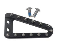 Pédale de Frein arrière étendue Plaque de Pas de Plaque de Pas Compatible avec Les de Moto(Black)