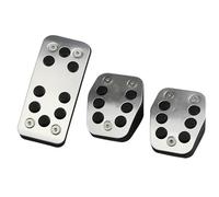 Pédale de frein de voiture compatible avec Focus 2 MK2 3 MK3 pour Kuga pour Escape ST 2005-2019 AT MT Coque de protection en alliage d'aluminium (AT Red St) (MT Red St)