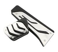 pédale de frein de voiture Pour BMW Pour Série 3 G20 G21 330i 330e 430i 440i Conduite Gauche Cache-pédales D'accélérateur Frein Repose-pieds Kit Garniture Sans Perçage Acier(2PCS)