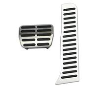 pédale de frein de voiture Pour VW Pour Jetta MK6 2012-2017 Pédales D'accélérateur Repose-pieds Revêtement En Acier Inoxydable Pour Conduite À Gauche LHD De Frein(AT without Rest)