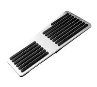 Pédale De Frein D'embrayage Accélérateur Embrayage Antidérapant Pour Mazda 2 3 6 DJ BM GJ CX5 CX3 CX4 CX8 CX9(RHD 1piece Silver)