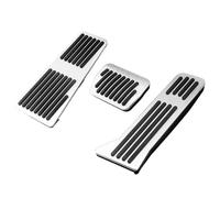 Pédale De Frein D'embrayage Accélérateur Embrayage Antidérapant Pour Mazda 2 3 6 DJ BM GJ CX5 CX3 CX4 CX8 CX9(LHD AT 3piece Silver)