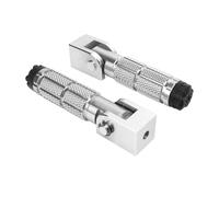 PéDale De Frein Pédale Arrière Pliable en Alliage D'aluminium pour Moto, Compatible avec Les Quads, UTV Et Kart(Silver)