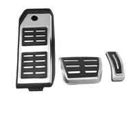 Pédale De Frein pour Cayenne 2018 2019 2020 2021 2022 2023 2024 2025 Couvercle Pédale D'accélérateur Frein Repose-Pieds Pédales Couvre-pédale(3PCS at)