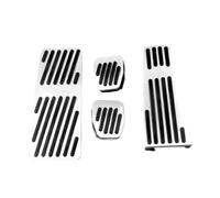 Pédale De Frein pour Mazda 3 BP CX30 CX50 CX60 MX30 MX-30 2019 2020 2021 2022 2023 2024 Couvercle Repose-Pieds Pédale D'accélérateur Frein Couvre-pédale(MT 4pcs Silver)