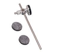 Pédale de grosse caisse en métal pour batte et pied - Marteaux réglables - Accessoires de tête - Instrument de percussion