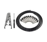 Pédale de guitare - Câble à souder sans prises - Petit tournevis professionnel sans soudure - Correctifs pour guitare électrique