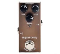 Pédale de guitare multi-effets avec distorsion, délai, chorus, trémolo et overdrive, processeur analogique numérique pour guitare électrique, Stompbox en métal portable (H)