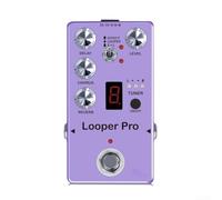 Pédale de guitare numérique avec retard de boucle et réverbération compatible avec Rowin Looper Pro pour façonner le son