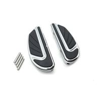 Pédale de Moto Marchepieds Passager Knob Dominator/Compatible avec Harley Davidson 2000-2017 Softail Street Bob 2016 Pièces de Rechange chromées for Motos(MT216-109-CD)